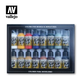 Vallejo Zestaw farb MODEL AIR - COLORS FOR MODELS AND MINIATURES