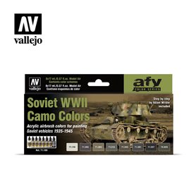Vallejo Zestaw farb MODEL AIR / SOVIET WWII CAMOUFLAGE COLORS