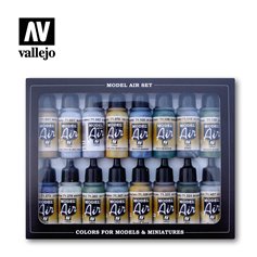 Vallejo Paints set MODEL AIR / WWII BRITISH AIRCRAFT COLORS RAF AND FAA 