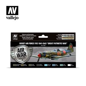 Vallejo Zestaw farb MODEL AIR / SOVIET AIR FORCE VVS 1941-1943 / GREAT PATRIOTIC WAR