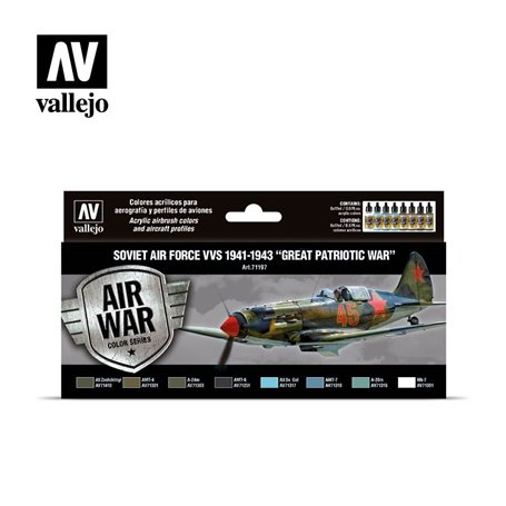 Vallejo Paints set MODEL AIR / SOVIET AIR FORCE VVS 1941-1943 / GREAT PATRIOTIC WAR 