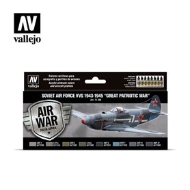 Vallejo Zestaw farb MODEL AIR / SOVIET AIR FORCE VVS 1943 - 1945 / GREAT PATRIOTIC WAR