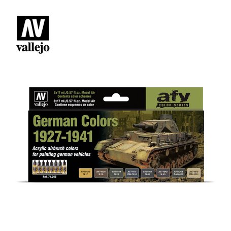Vallejo Zestaw farb MODEL AIR / GERMAN COLORS 1927-1941