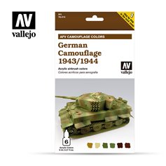 Vallejo 78414 Zestaw farb AFV CAMOUFLAGE COLORS - GERMAN CAMOUFLAGE 1944-1945