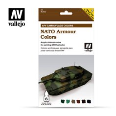 Vallejo Paints set MODEL AIR / NATO ARMOUT CAMOUFLAGE SET 