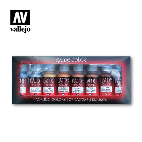 Vallejo Paints set GAME COLOR / METALLIC COLORS 