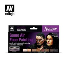 Vallejo 72865 Zestaw farb GAME AIR - FACE PAINTING