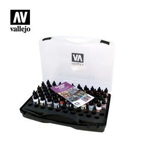 Zestaw farb Vallejo Game Air 60x17ml + Płyn do czyszczenia 85ml