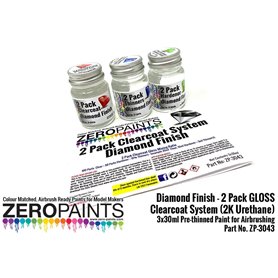 ZP3043 - Diamond Finish - 2 Pack GLOSS Clearcoat