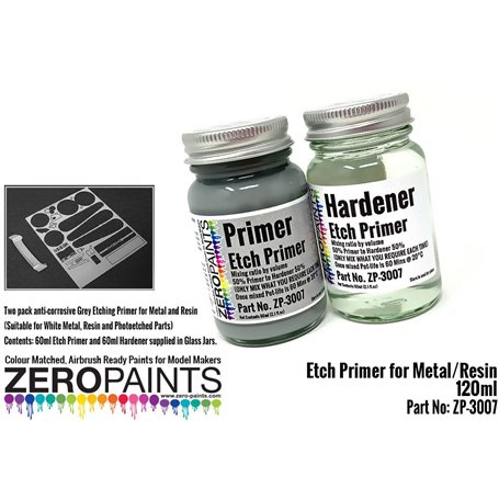 Zero Paints 3007 ETCH PRIMER FOR METAL / RESIN - 100ml