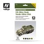 Vallejo Zestaw farb AFV PAINTING SYSTEM / US ARMY OLIVE DRAB