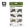 Vallejo Paints set AFV PAINTING SYSTEM / US ARMY OLIVE DRAB 