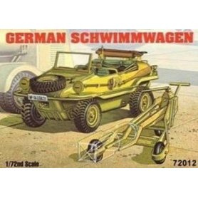 Academy 1:72 GERMAN SCHWIMMWAGEN w/BOMO CART