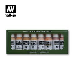 Vallejo 70124 Zestaw farb MODEL COLORS - FACE AND SKINTONES