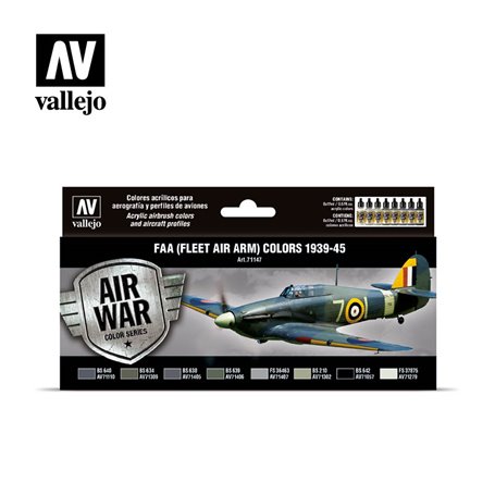 Vallejo Paints set MODEL AIR / FAA COLORS 1939-1945 