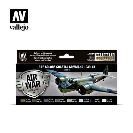 Vallejo Paints set RAF COASTAL COMMAND 1939 - 1945 