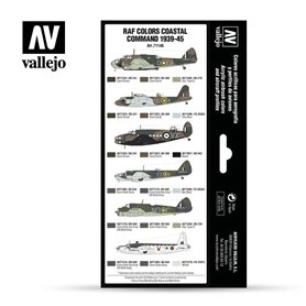 Vallejo Paints set RAF COASTAL COMMAND 1939 - 1945 
