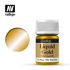 Vallejo 70794 LIQUID SILVER Red Gold - 35ml