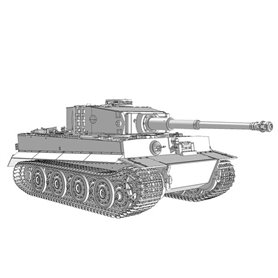 Das Werk DW35028 Pzkpfwg.VI Tiger I late