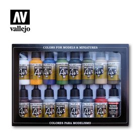 Vallejo Zestaw farb MODEL AIR / BUILDING SET