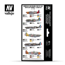 Vallejo 71626 Zest. M.Air.8 farb - Armee De L'air
