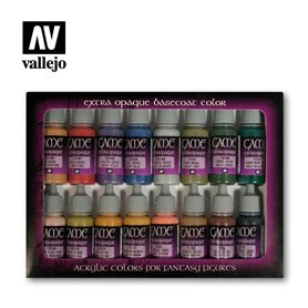 Vallejo Zestaw farb GAME COLORS / EXTRA OPAQUE BASECOAT COLORS