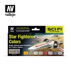Vallejo 71612 Zestaw farb MODEL AIR - SCI-FI STAR FIGHTERS COLORS
