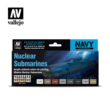 Vallejo Zestaw Model Air 8 farb - Nuclear Submarines