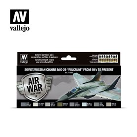 Vallejo Zestaw farb MODEL AIR / SOVIET AND RUSSIAN MIG-29 FULCRUM
