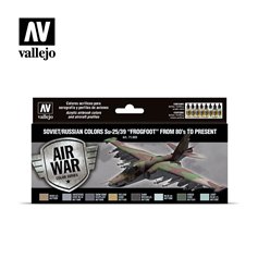 Vallejo Paints set MODEL AIR / SOVIET AND RUSSIAN SU-25 / SU-39 FROGFOOT COLORS 