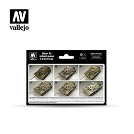 Vallejo 71209 Zestaw farb AFV COLOR SERIES - US MODERN DESERT