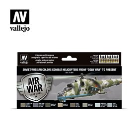 Vallejo Zestaw farb MODEL AIR / SOVIET AND RUSSIAN COMBAT HELICOPTERS / POST WWII TO PRESENT