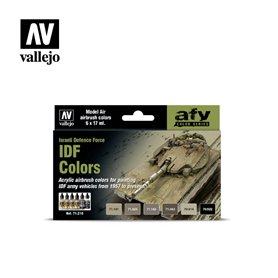 Vallejo Zestaw farb MODEL AIR / IDF COLORS