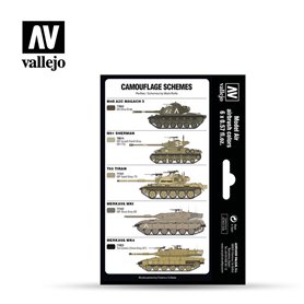 Vallejo Paints set MODEL AIR / IDF COLORS 
