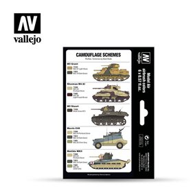 Vallejo Zestaw farb AFV COLOR SERIES / CAUNTER BRITISH COLORS
