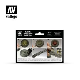 Vallejo Paints set MODEL AIR / WHEELS AND TRUCKS