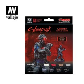 Vallejo Game Color Zestaw 8 farb - Lawmen by Cyberpunk Red Exclusive Sgt. Suou