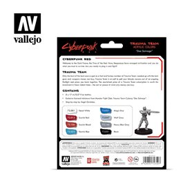 Vallejo Game Color Zestaw 8 farb - Trauma Team by Cyberpunk Red Exclusive “Doc Salvage