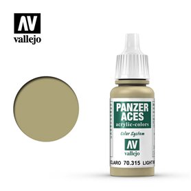 Vallejo PANZER ACES 70315 Farba akrylowa LIGHT MUD - 17ml