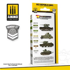 Ammo of MIG 7184 Zestaw farb SPANISH CIVIL WAR - REPUBLICAN SET