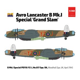 HK Models 1:32 Avro Lancaster - GRAND SLAM