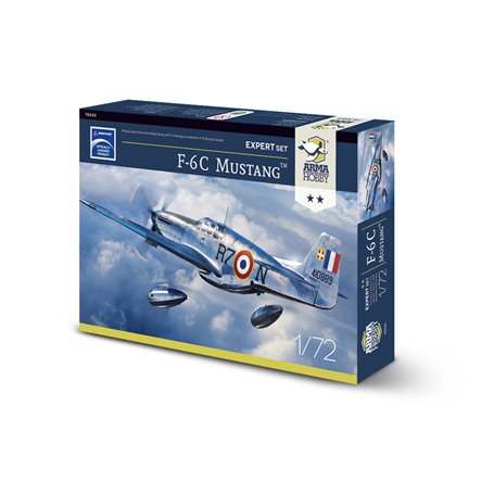 Arma Hobby 1:72 North American F-6C Mustang - EXPERT SET