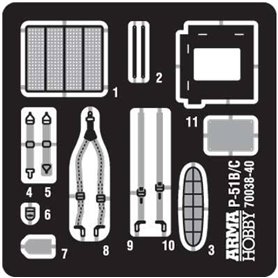 Arma Hobby 70040 F-6C Mustang Expert set