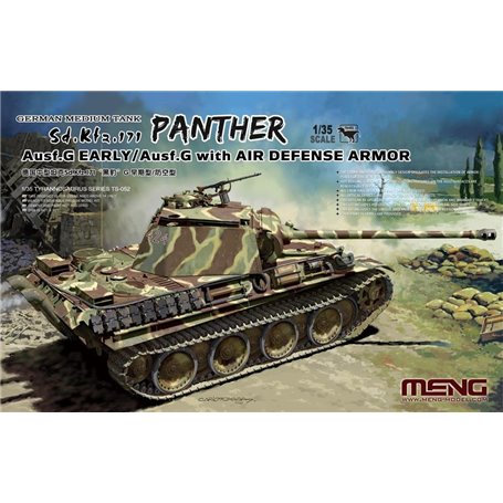 Meng TS-052 German Medium Tank Sd.Kfz.171 Panther Ausf.G EARLY/Ausf.G with AIR DEFENCE ARMOR