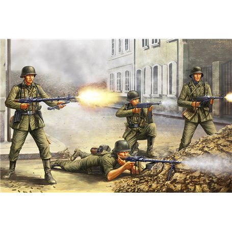 HOBBY BOSS 84416 Figurki - German Infantry The Barrage Wall - 1:35