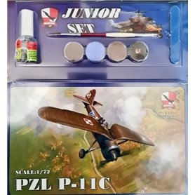 Big Model JS72031 PZL-P-11C 142 Eskadra Skalski - zestaw