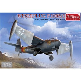 Amusing 48A002 Weserflug P.1003/1 WWII German VTOL aircraft