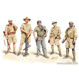 MB 3594 Allied Forces WWII era, North Africa desert battles series