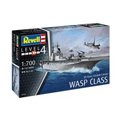 Revell 1:700 USS WASP CLASS ASSUALT CARRIER - MODEL SET - w/paints 