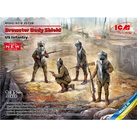 ICM 35720  Brewster Body Shield, US Infantry (100% new molds)